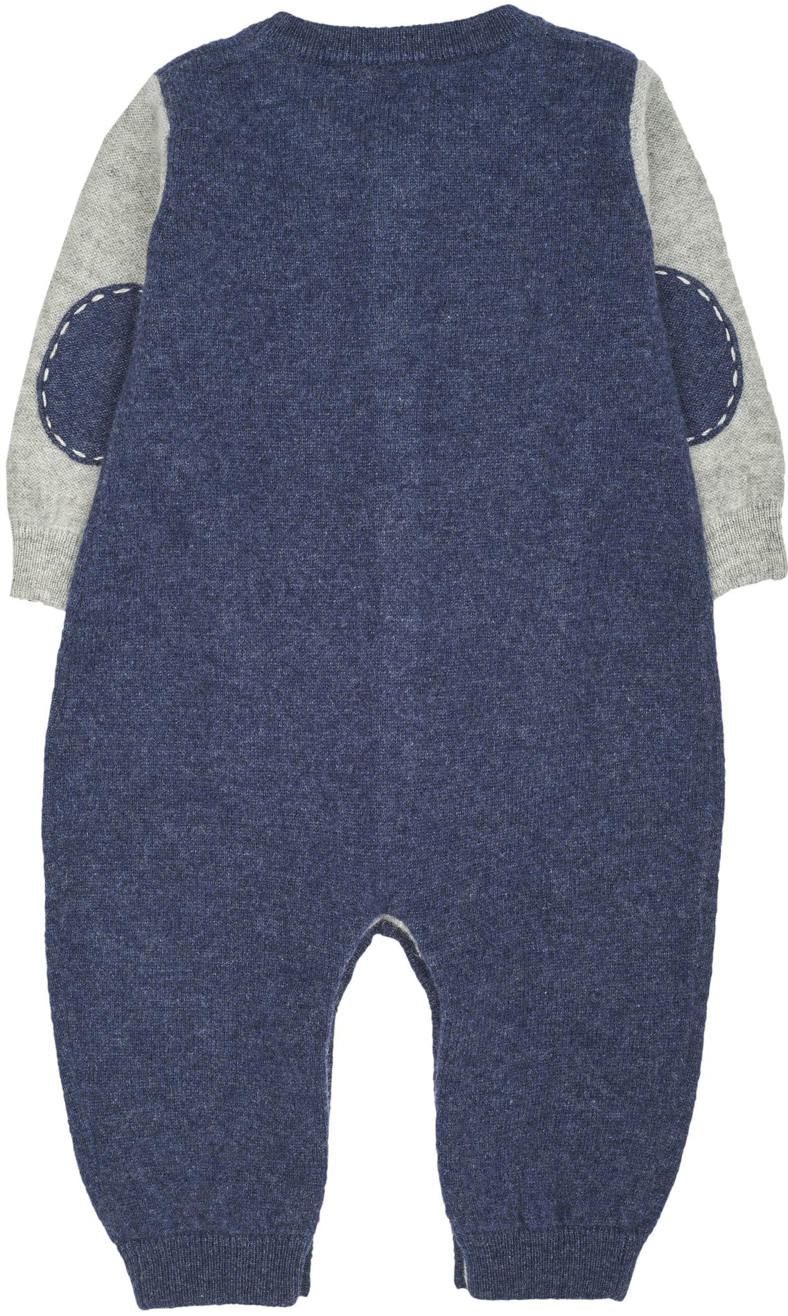 Baby Boy - Alberto 100% Cashmere Romper With Pacifier Pocket
