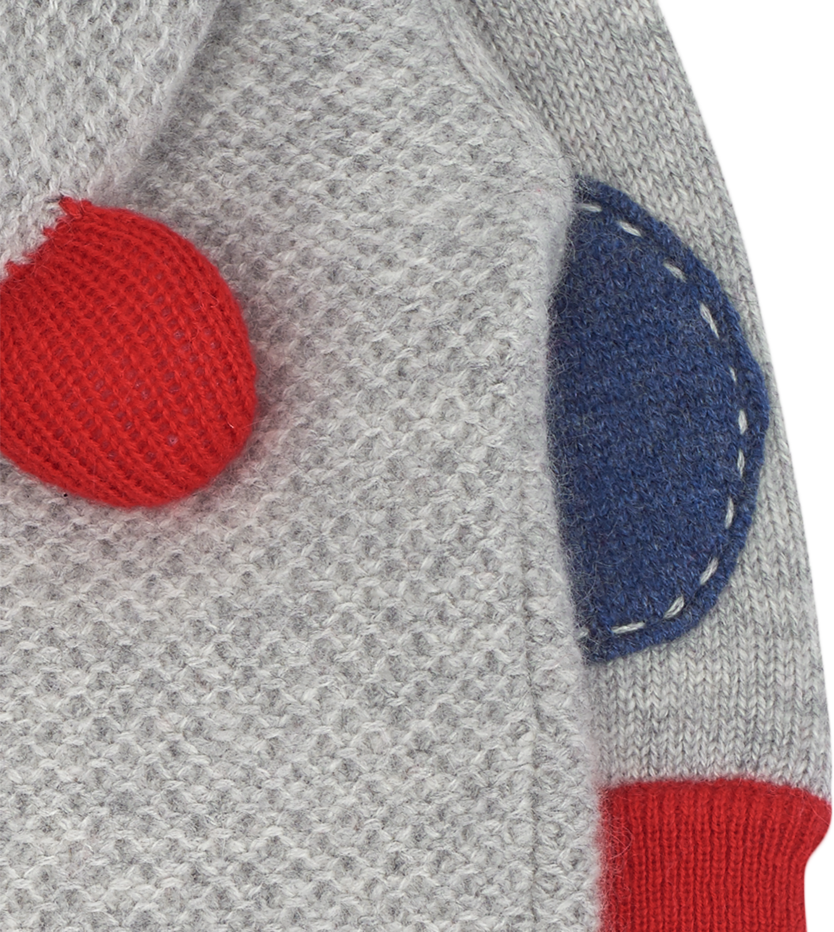 Baby Boy - Emilio 100% Cashmere Acorn Stitch Teddy Bear Set