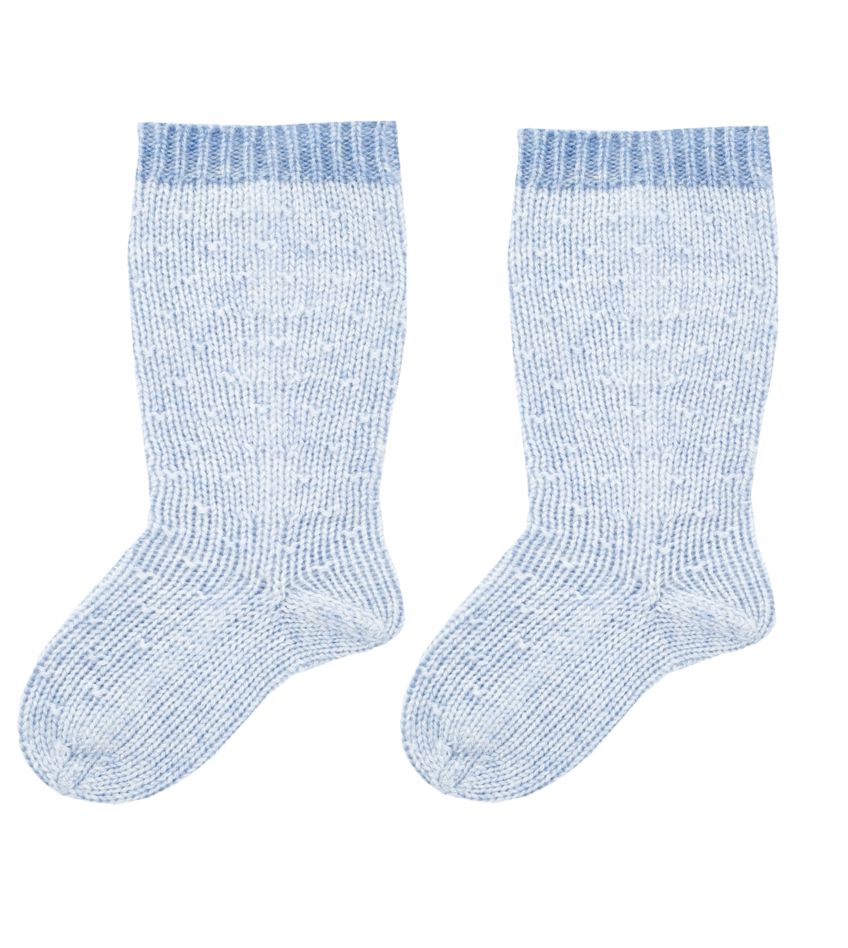 Baby Boy - Taylor 100% Cashmere Linen Stitch Socks