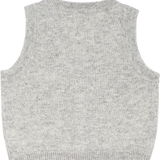 Baby Boy - Benjamin 100% Cashmere V-Neck Sleeveless Cardigan With Pocket