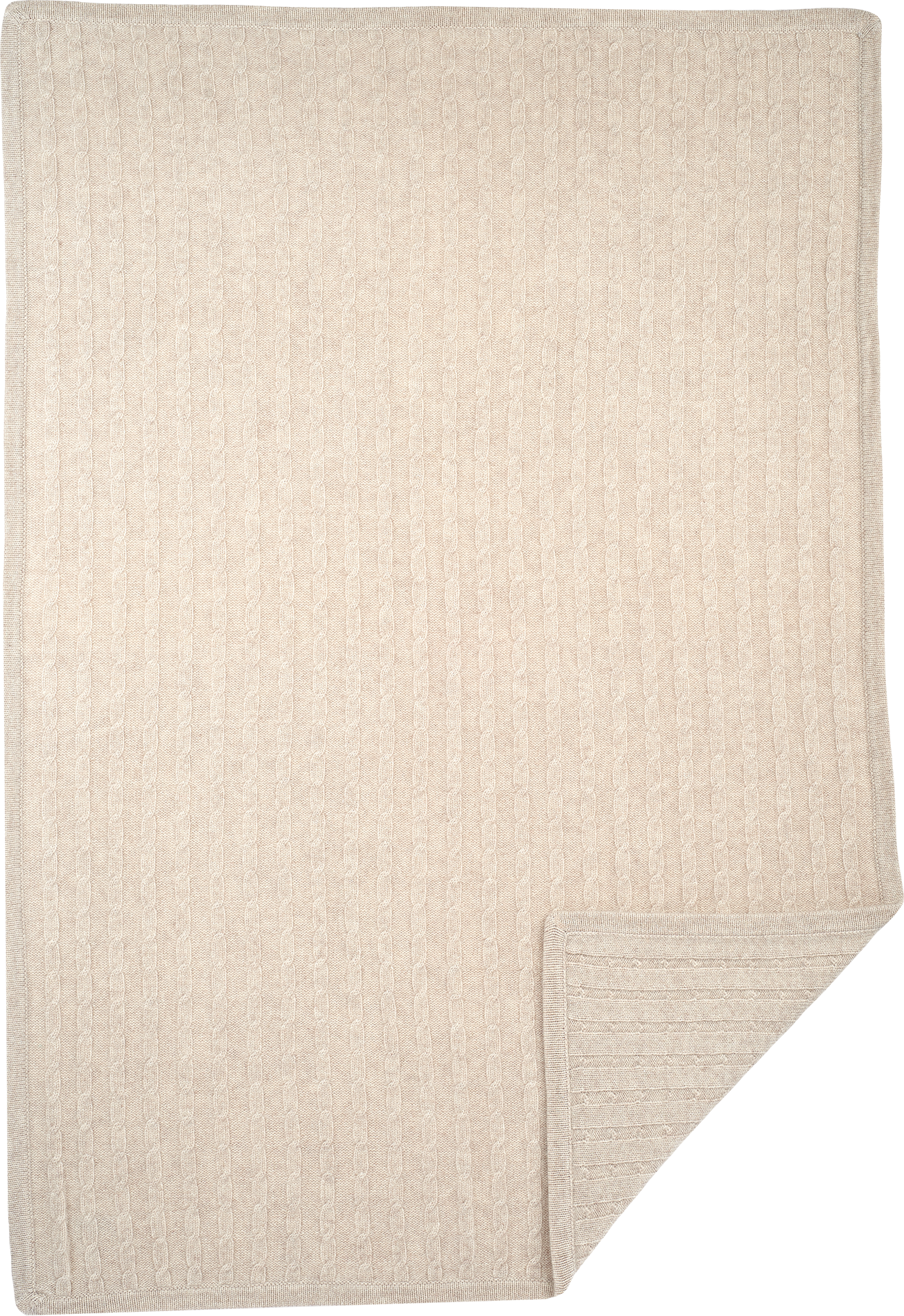 Baby Unisex - Peyton Pure 100% Cashmere Cable Knit Blanket