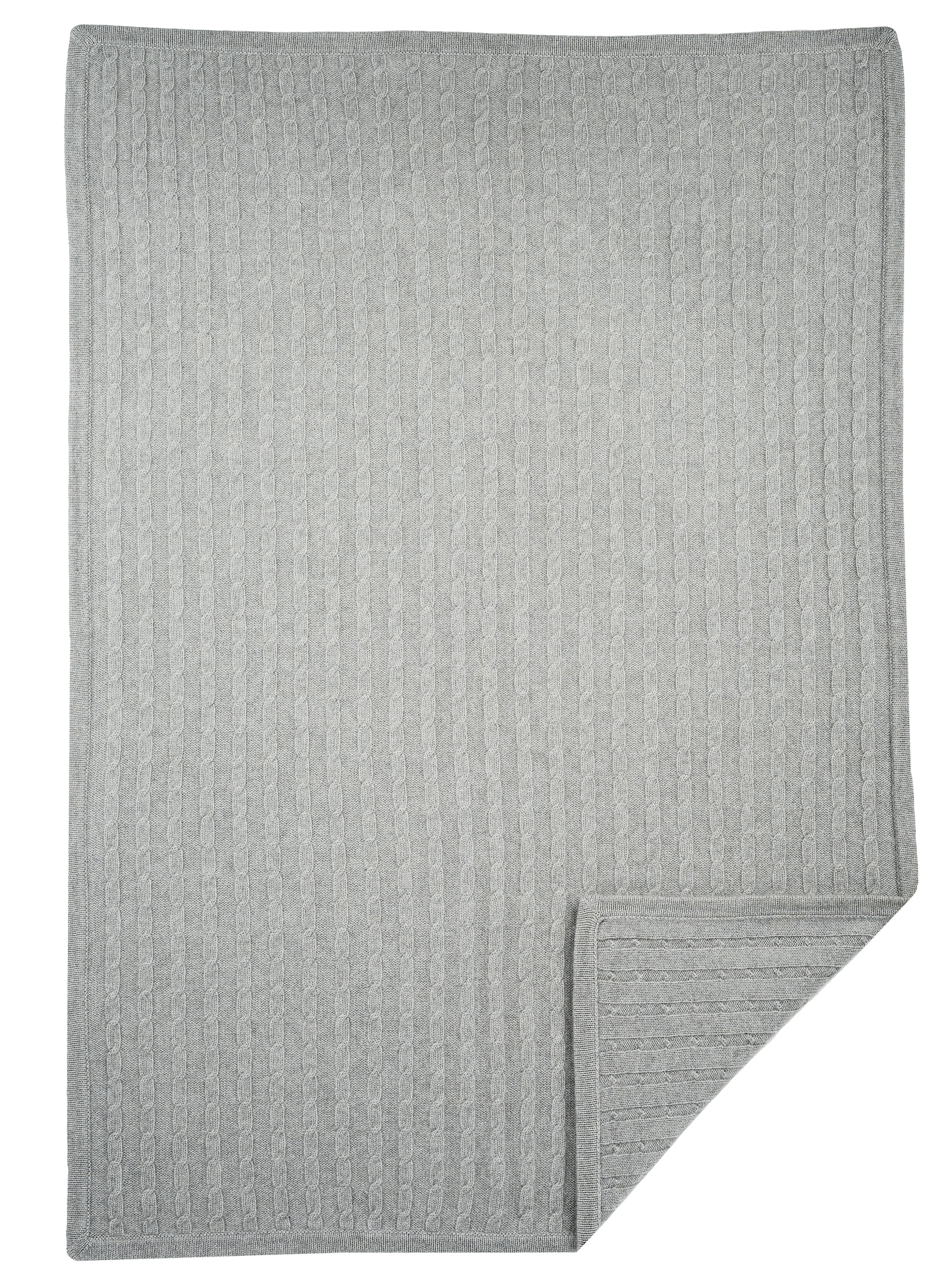 Baby Unisex - Peyton Pure 100% Cashmere Cable Knit Blanket