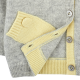 Baby Unisex - Phoenix 100% Cashmere Cardigan Hoodie With Mitten Style Pockets