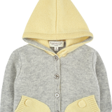 Baby Unisex - Phoenix 100% Cashmere Cardigan Hoodie With Mitten Style Pockets