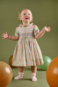 Baby Girl - Dolores Cotton Knee Length Smocked Dress