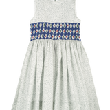 Girl - Evelyn 100% Cotton Hand Embroidered Smocked Dress