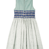 Baby Girl - Evelyn 100% Cotton Hand Embroidered Smocked Dress