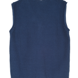 Boy - Ethan 100% Cotton V-Neck Sleeveless Cardigan with Pocket
