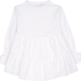 Girl - Katie Cotton Grandad Collar Blouse