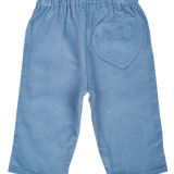 Baby Girl - Lucy Cotton Pull-On Trousers with Heart Back Pocket