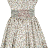 Girl - Veronica Hand Embroidered Cotton Smocked Dress