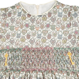 Girl - Veronica Hand Embroidered Cotton Smocked Dress