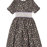 Girl - Josephine Cotton Knee Length Smocked Dress