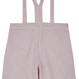 Boy - Oscar 100% Cotton Bermuda Shorts With Braces
