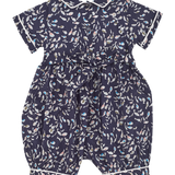 Baby Boy - Federico 100% Cotton Smocked Romper
