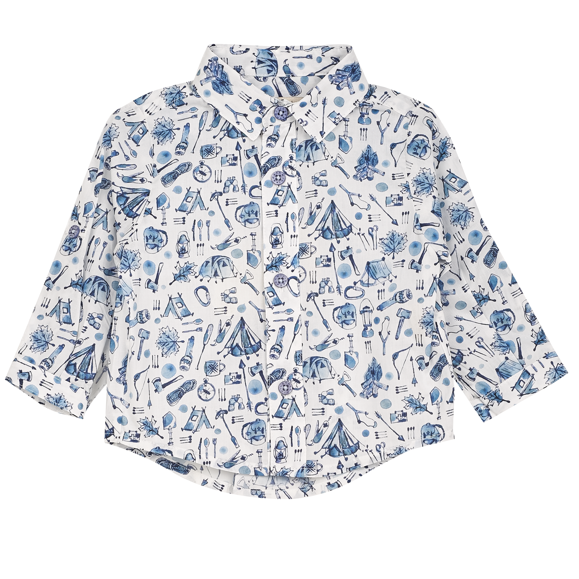 Baby Boy - Davide 100% Cotton Classic Shirt