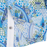 Baby Boy - Oliver 100% Cotton Classic Collar Shirt With Playtime Prints