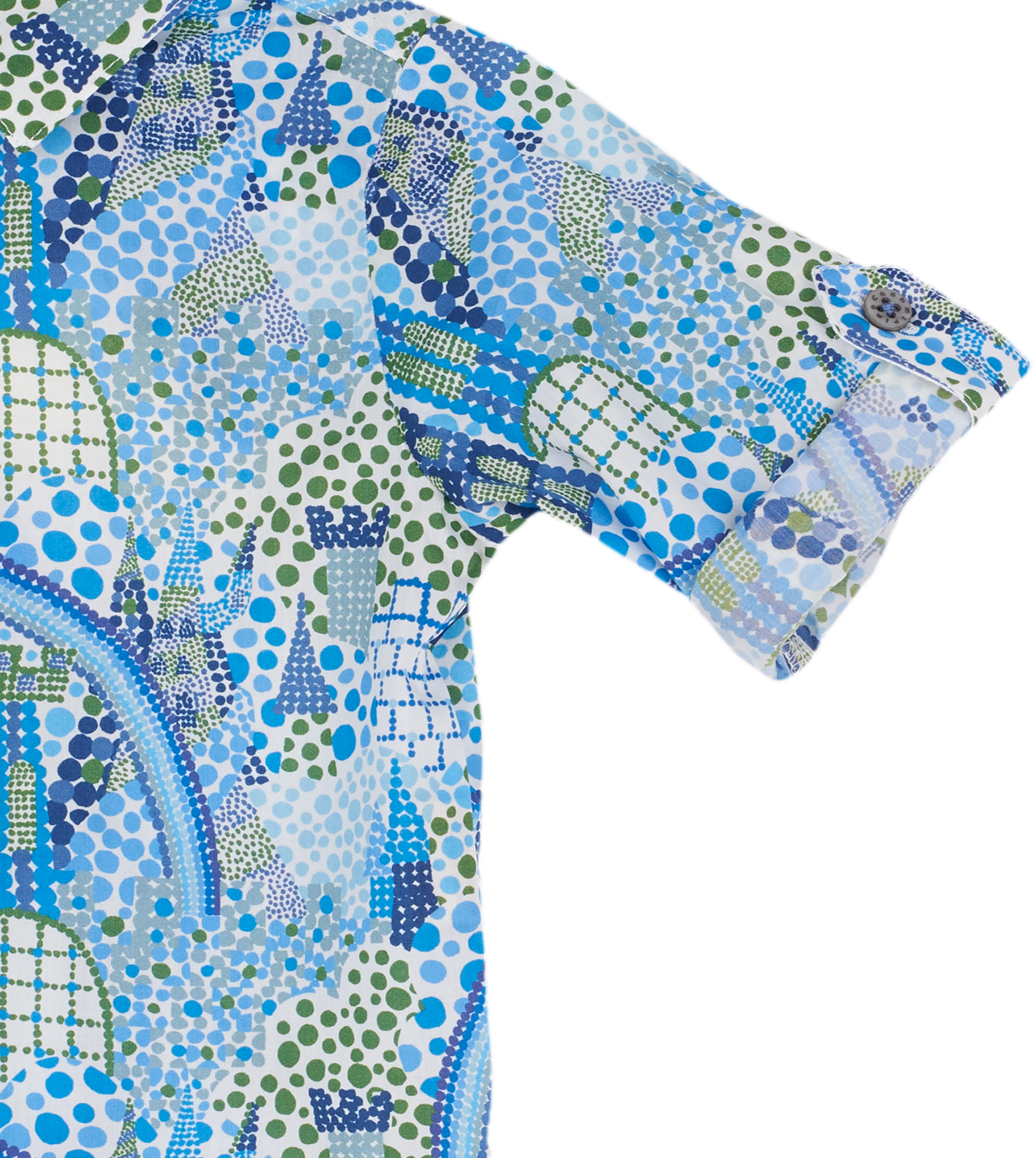 Baby Boy - Oliver 100% Cotton Classic Collar Shirt With Playtime Prints