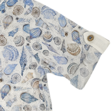 Baby Boy - Oliver 100% Cotton Classic Collar Shirt With Sea Prints