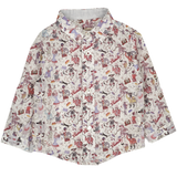 Baby boy shirt in dancing party print