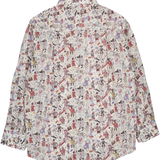 Boy - Oliver 100% Cotton Classic Collar Shirt With Animal Prints