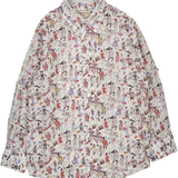 Boy - Oliver 100% Cotton Classic Collar Shirt With Animal Prints