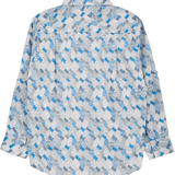 Boy - Oliver 100% Cotton Classic Shirt with Geometrical Pattern