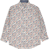 Boy - Oliver 100% Cotton Classic Shirt with Geometrical Pattern
