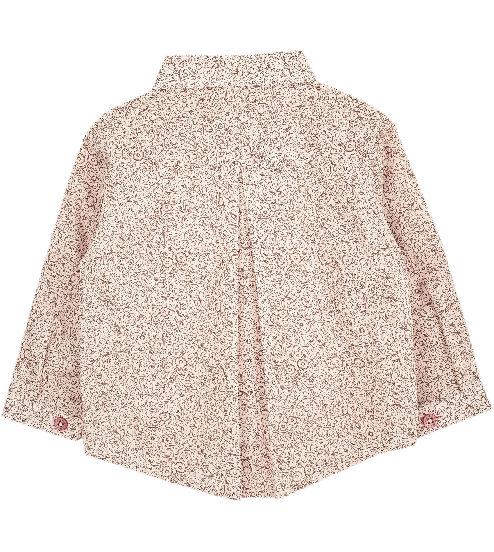 Baby Boy - Oliver 100% Cotton Classic Collar Shirt With Floral Prints