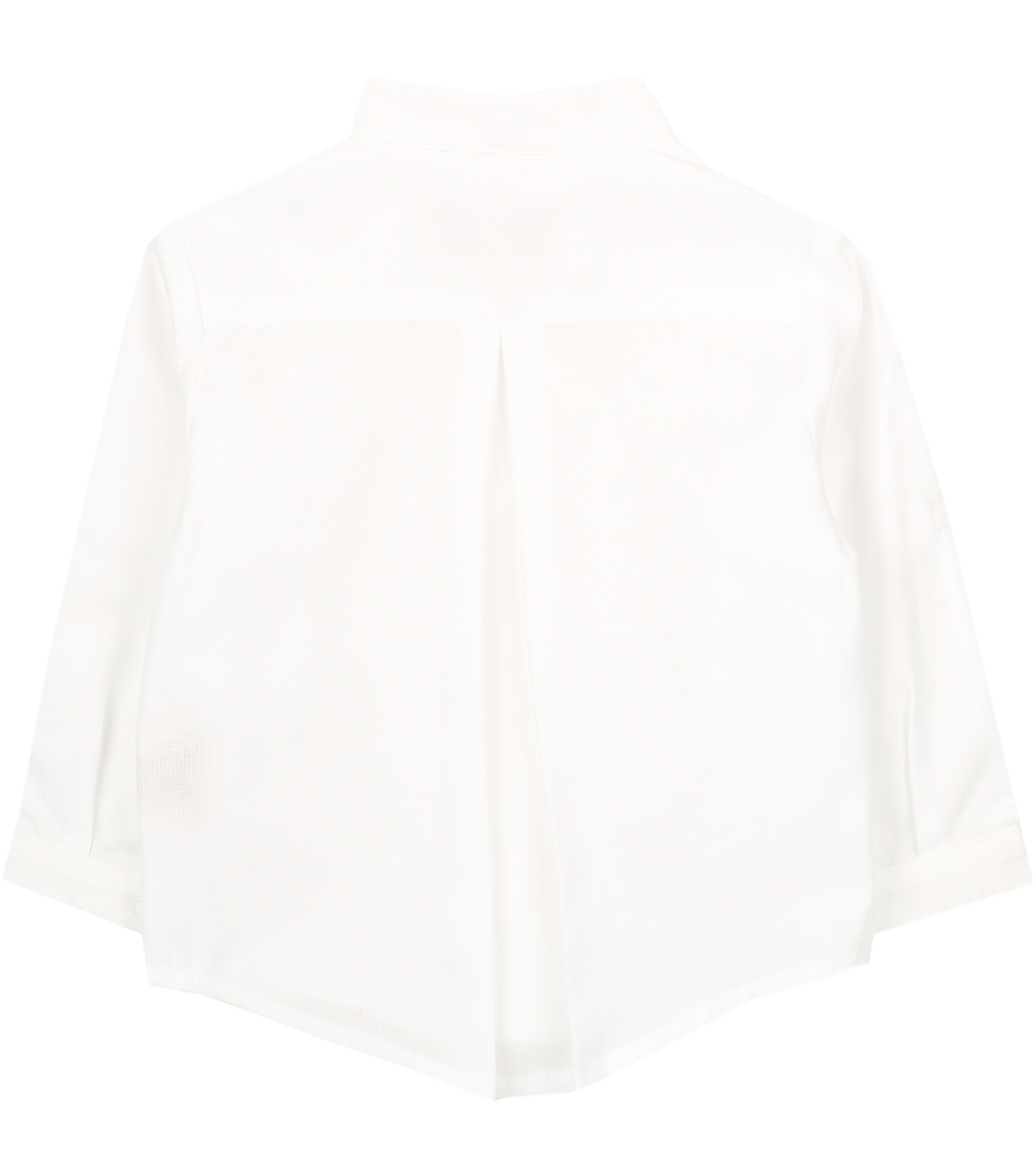 Baby Boy - Bruno 100% Cotton Grandad Shirt With Roll-Up Sleeves