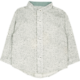 Baby Boy - Mika 100% Cotton Grandad Collar Shirt With Internal Contrast