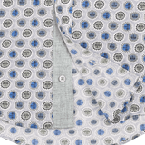 Boy - Oliver 100% Cotton Classic Shirt with Geometrical Pattern