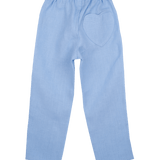 Girl - Daphne 100% Linen Pull-On Trousers With Heart Back Pocket