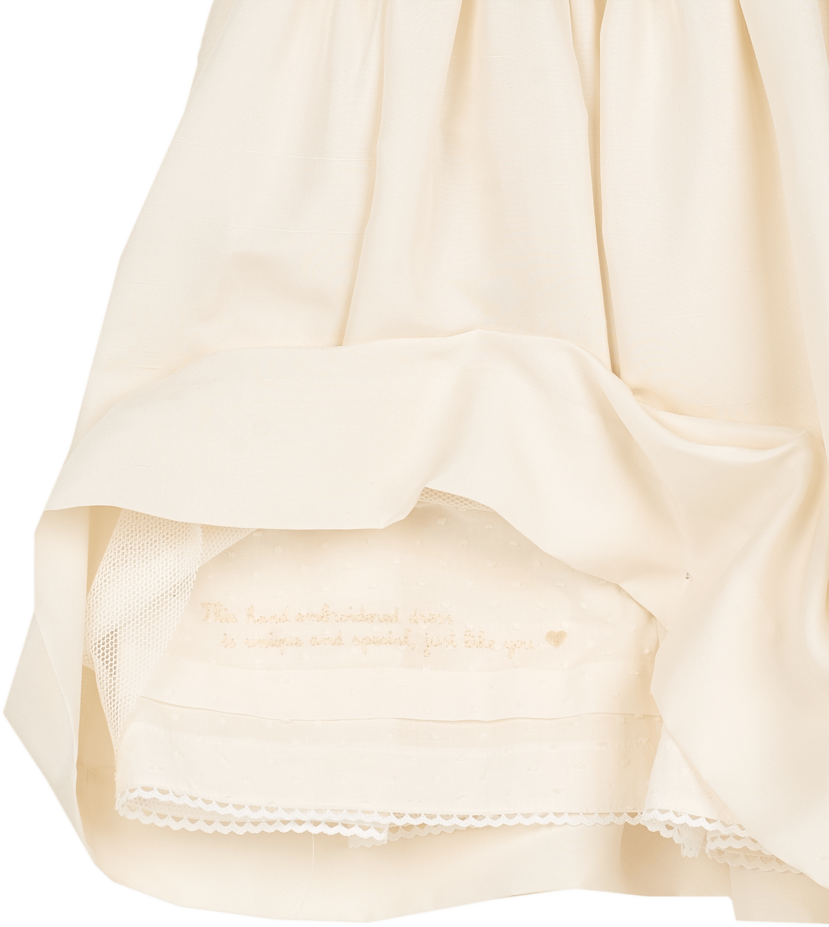 Girl - Crystal Silk Hand Embroidered Smocked Dress