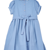 Girl - Marissa Hand Embroidered 100% Wool Smocked Dress