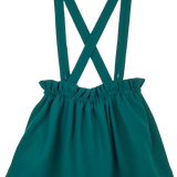 Girl - Sabrina 100% Wool Skirt with Braces