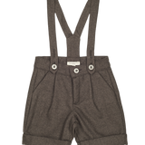 Baby Boy - Nick 100% Wool Shorts With Braces