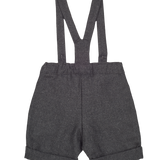 Baby Boy - Nick 100% Wool Shorts With Braces