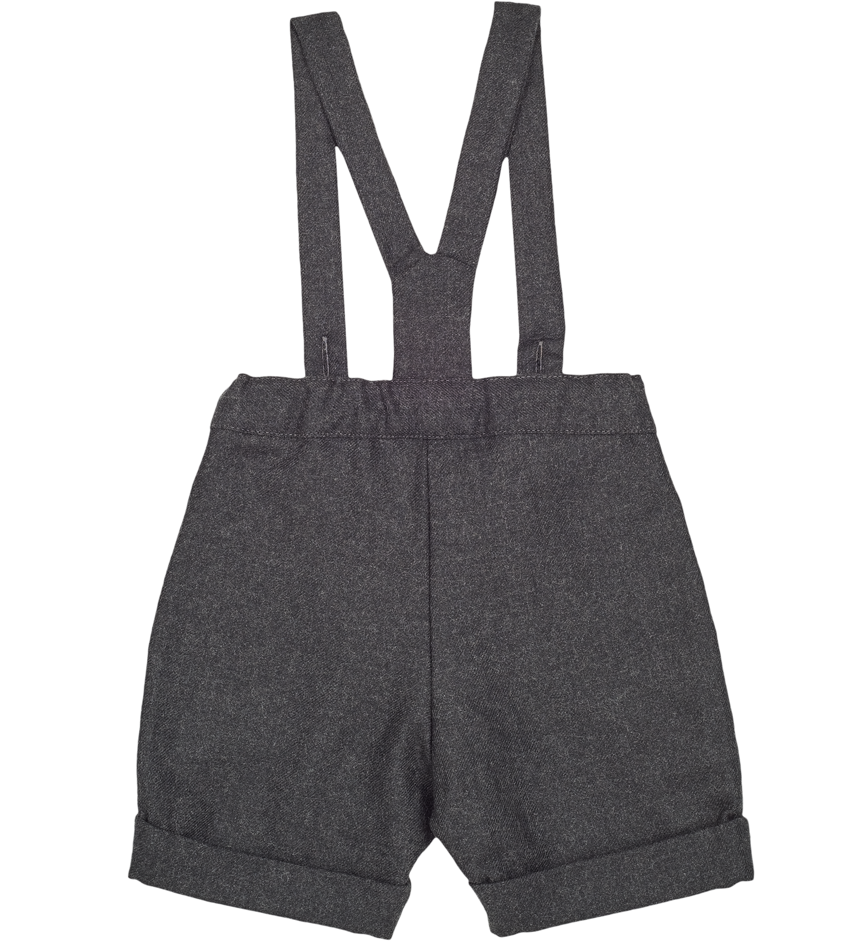 Baby Boy - Nick 100% Wool Shorts With Braces
