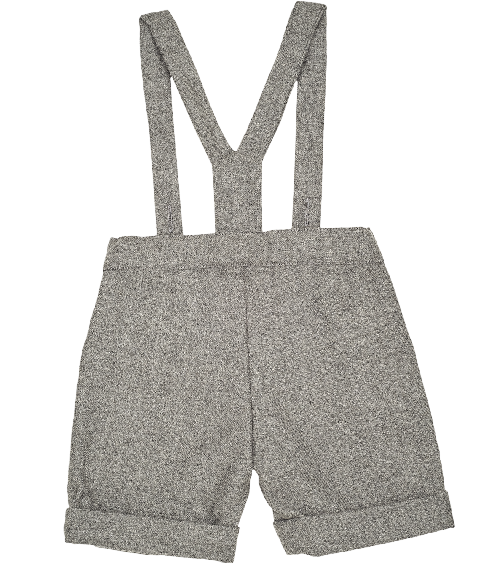 Baby Boy - Nick 100% Wool Shorts With Braces