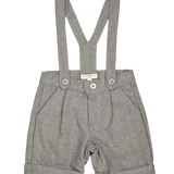 Baby Boy - Nick 100% Wool Shorts With Braces