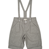 Boy - Nick Wool Shorts with Braces