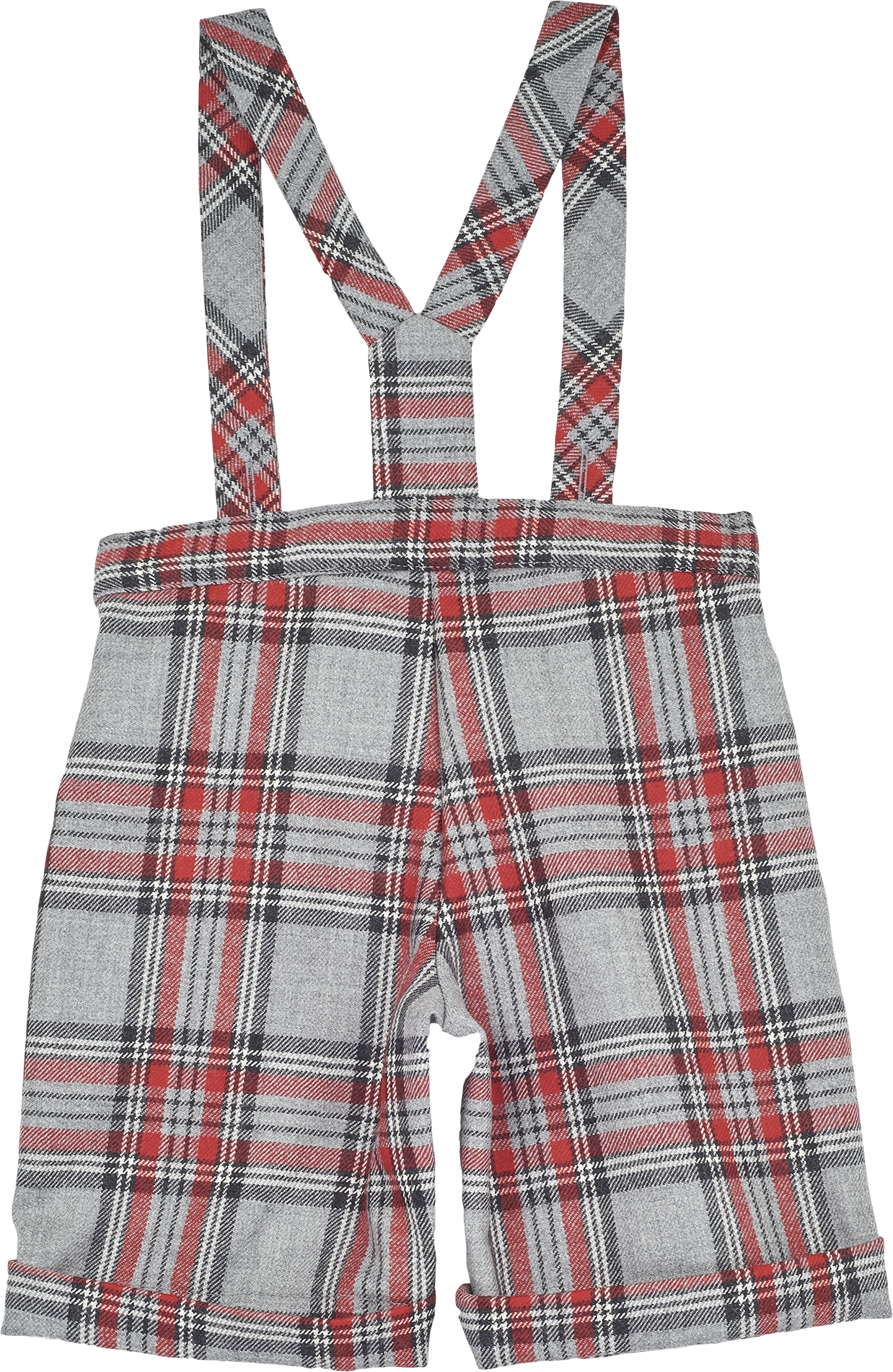Baby Boy - Noah 100% Wool Shorts With Braces