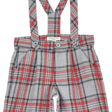 Baby Boy - Noah 100% Wool Shorts With Braces