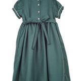 Girl - Honey Hand Embroidered 100% Wool Smocked Dress