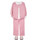 Girl - Mila 100% Cashmere Heart Intarsia Cardigan