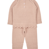 Baby Girl - Sevilla Royal Alpaca Jumper & Trouser Set – Hand-Embroidered, 2-Piece