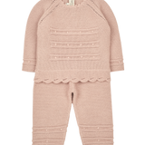 Baby Girl - Sevilla Royal Alpaca Jumper & Trouser Set – Hand-Embroidered, 2-Piece