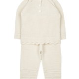 Baby Girl - Sevilla Royal Alpaca Jumper & Trouser Set – Hand-Embroidered, 2-Piece