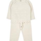 Baby Girl - Sevilla Royal Alpaca Jumper & Trouser Set – Hand-Embroidered, 2-Piece